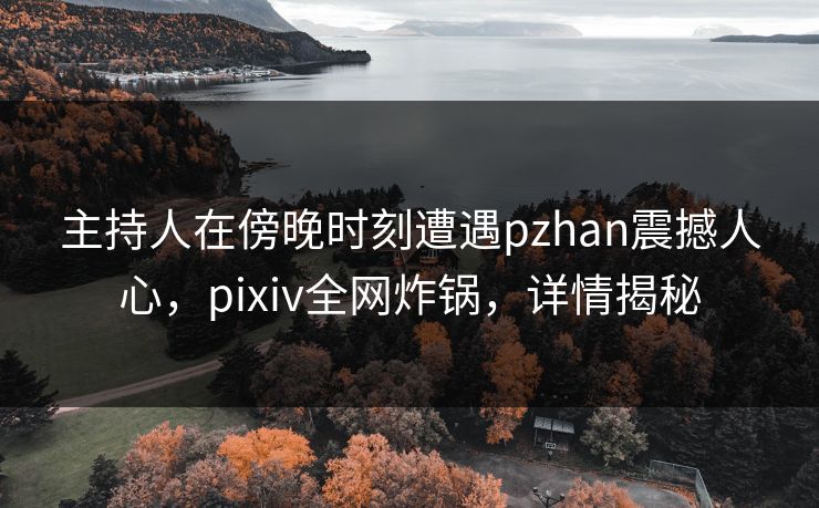主持人在傍晚时刻遭遇pzhan震撼人心,pixiv全网炸锅,详情揭秘 主持人在傍晚时刻遭遇pzhan震撼人心,pixiv全网炸锅,详情揭秘